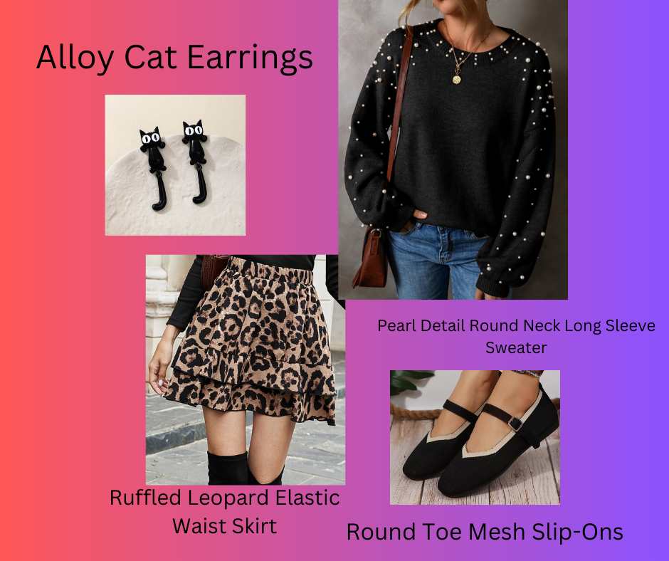 Rhinestone Bow Round Toe Slip-Ons