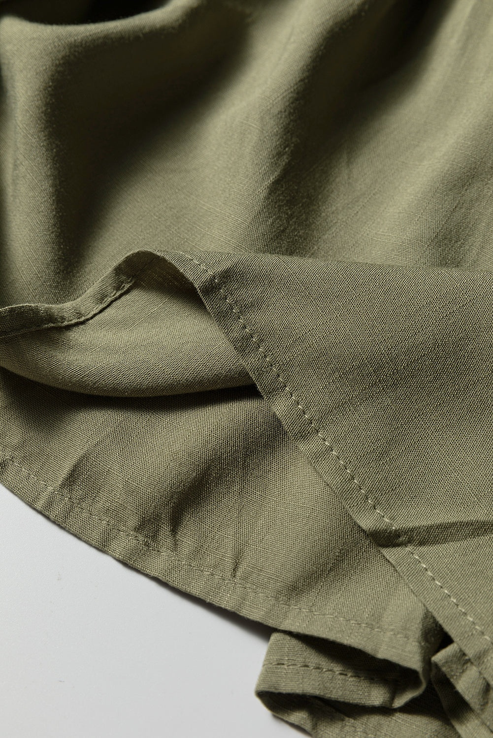 Four Leaf Clover Collared V Neck Smocked Detail Contrast Leopard Trim Bracelet Sleeve Long Dress